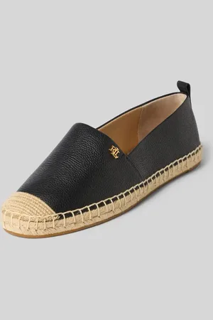 Ralph Lauren Espadrilles aus Leder mit Logo-Detail Modell 