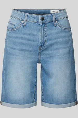 QS by s.Oliver Regular Fit Jeansshorts aus Baumwoll-Mix Modell 