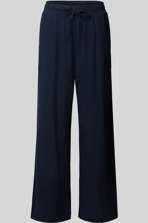 Freequent Straight Leg Leinenhose mit Eingrifftaschen Modell 