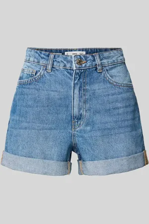 MANGO Regular Fit Jeansshorts im 5-Pocket-Design Modell 