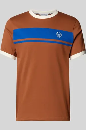 Sergio Tacchini T-Shirt mit gerippten Abschlüssen in , Größe L