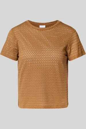 Jake*s T-Shirt mit Lochmuster in , Größe 32