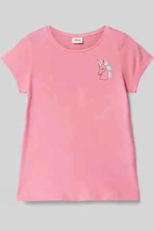 QS by s.Oliver Regular Fit T-Shirt aus reiner Baumwolle in , Größe 104