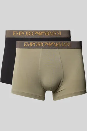 Emporio Armani Boxershorts mit elastischem Logo-Bund im 2er-Pack in , Größe L