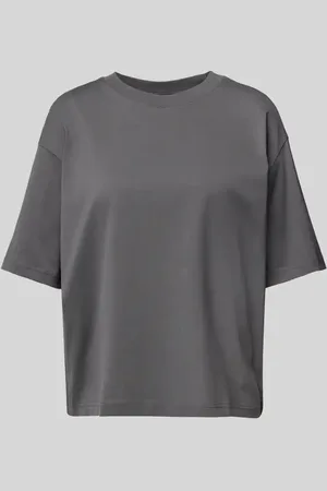 Jake*s Oversized T-Shirt mit geripptem Rundhalsausschnitt in , Größe L