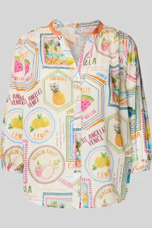 Emily van den Bergh Regular Fit Bluse mit 3/4-Arm in , Größe 36