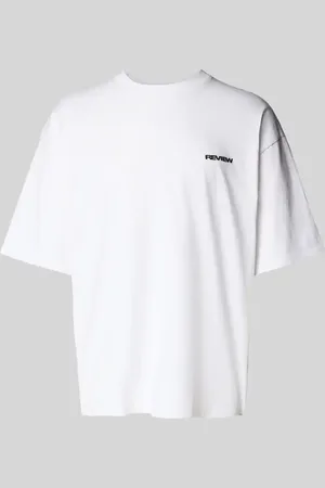 Review Oversized T-Shirt mit Label-Print in , Größe L