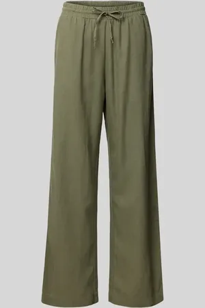 Freequent Straight Leg Leinenhose mit Eingrifftaschen Modell 