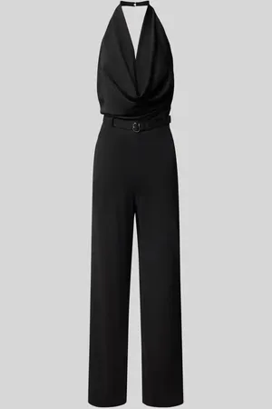 HUGO BOSS Jumpsuit mit Wasserfall-Ausschnitt Modell 