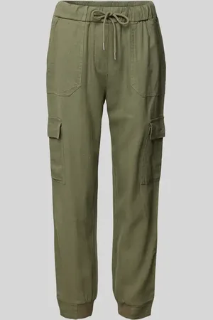 Freequent Tapered Fit Leinenhose mit Cargotaschen Modell 