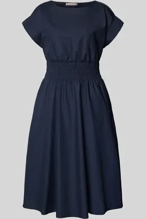 Christian Berg Knielanges Kleid mit Smok-Details in , Größe 34