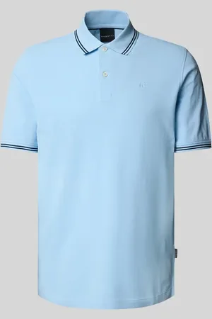 Bugatti Regular Fit Poloshirt mit Label-Detail in , Größe L