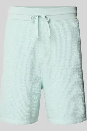 HUGO BOSS Regular Fit Sweatshorts mit Strukturmuster Modell 