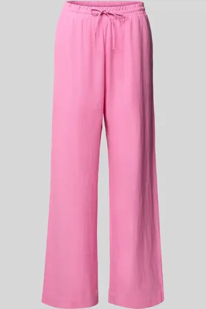 Freequent Straight Leg Leinenhose mit Eingrifftaschen Modell 