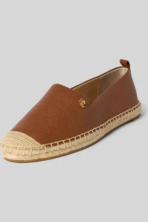 Ralph Lauren Espadrilles aus Leder mit Logo-Detail Modell 
