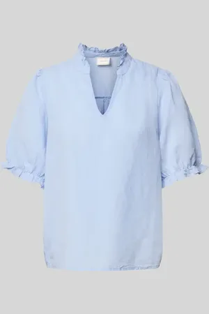 Neo Noir Blusenshirt mit V-Ausschnitt Modell 