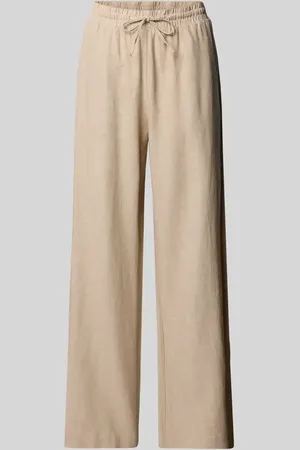Freequent Straight Leg Leinenhose mit Eingrifftaschen Modell 