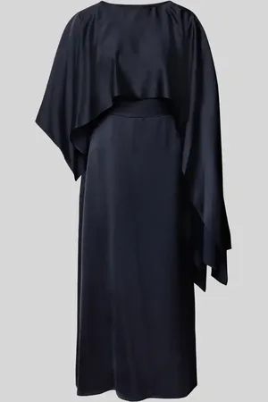 QS by s.Oliver Tailliertes Midikleid mit abnehmbarem Schulterteil in , Größe 34