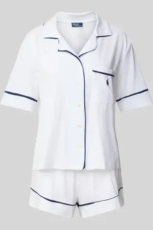Ralph Lauren Pyjama mit Logo-Stitchings Modell 