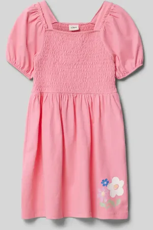 QS by s.Oliver Kurzes Kleid aus reiner Baumwolle in , Größe 116