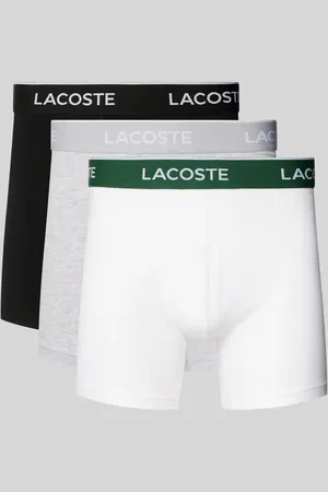 Lacoste Boxershorts mit elastischem Label-Bund im 3er-Pack in , Größe L