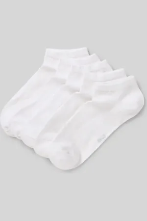 Camano Sneakersocken im 5er-Pack mit gerippten Bündchen in , Größe 39-42