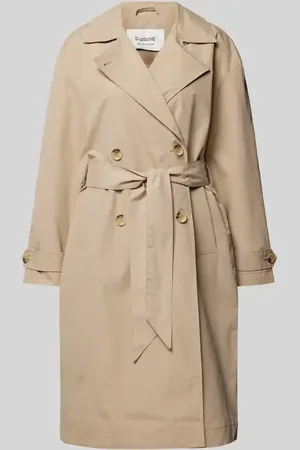 B YOUNG Trenchcoat mit Bindegürtel Modell 