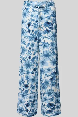 Christian Berg Wide Leg Stoffhose mit Bundfalten in , Größe 34