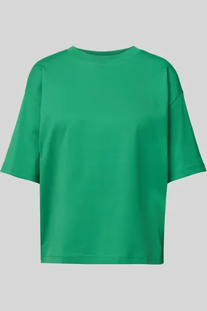 Jake*s Oversized T-Shirt mit geripptem Rundhalsausschnitt in , Größe L