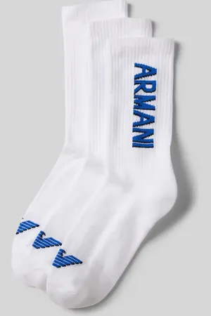 Emporio Armani Socken mit Label-Stitching im 3er-Pack in , Größe 40-46