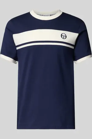Sergio Tacchini T-Shirt mit gerippten Abschlüssen in , Größe L