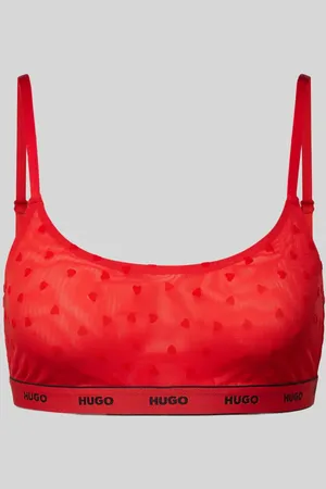 HUGO BOSS Bralette mit Strukturmuster in , Größe L
