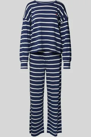Ralph Lauren Pyjama mit Logo-Stitching und elastischem Logo-Bund in , Größe L