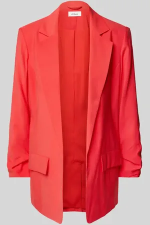 QS by s.Oliver Regular Fit Blazer mit Raff-Detail am Ärmel in , Größe 34