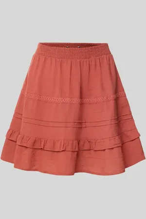 VERO MODA Ausgestellter Mini-Rock aus reiner Baumwolle Modell 