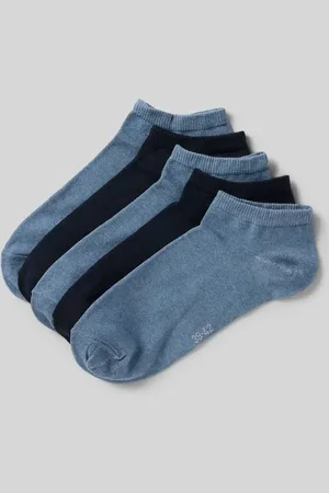 Camano Sneakersocken im 5er-Pack mit gerippten Bündchen in , Größe 39-42