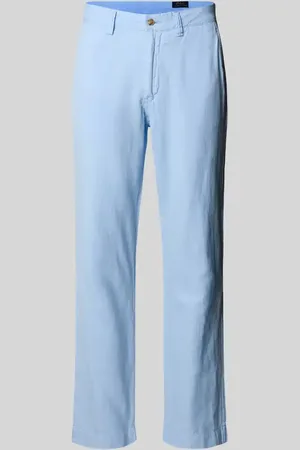 Ralph Lauren Regular Fit Leinenhose mit Knopf- und Reißverschluss in , Größe 30/32
