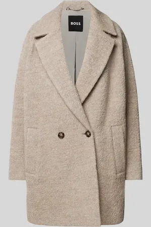 HUGO BOSS Wollmantel mit Reverskragen Modell 