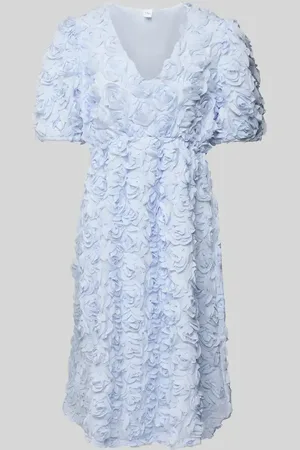 Y.A.S Midikleid mit Strukturmuster Modell 