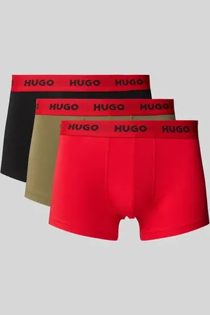HUGO BOSS Trunks mit elastischem Logo-Bund im 3er-Pack in , Größe L