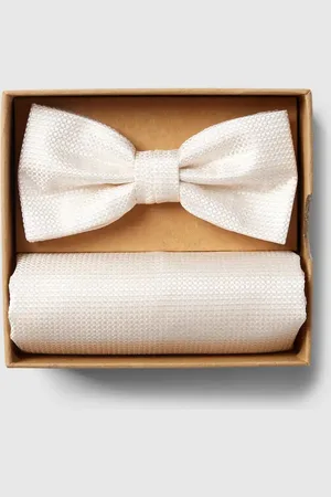 Prince BOWTIE Fliege und Einstecktuch im Set mit Webmuster in , Größe 1