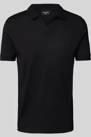 Strellson Poloshirt mit gerippten Abschlüssen Modell 