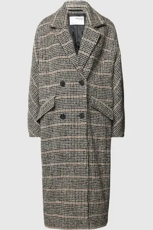 SELECTED Mantel mit Glencheck-Muster Modell 