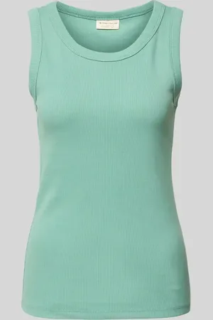 TOM TAILOR Regular Fit Tank Top aus Baumwoll-Elasthan-Mix in , Größe L