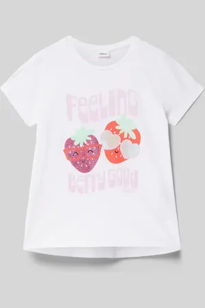QS by s.Oliver Regular Fit T-Shirt aus reiner Baumwolle in , Größe 116