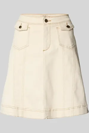 Mos Mosh Knielanger Jeansrock mit Pattentaschen Modell 