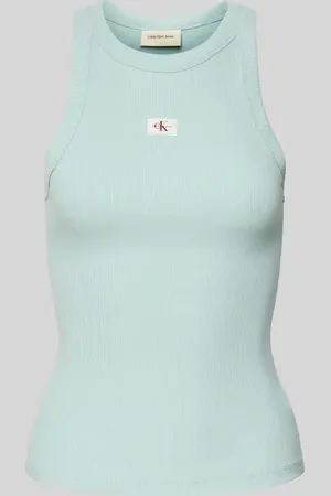 Calvin Klein Tanktop mit gerippten Abschlüssen in , Größe L
