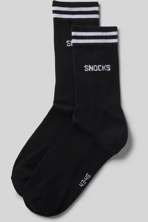 Snocks Socken mit Label-Stitching Modell 