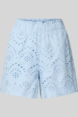 Pieces® Regular Fit Shorts aus reiner Baumwolle Modell 