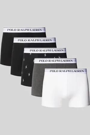 Ralph Lauren Trunks mit elastischem Label-Bund im 5er-Pack in , Größe L